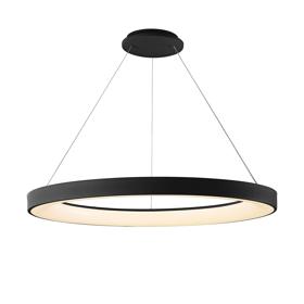 Niseko Black Ceiling Lights Mantra Fusion Ring Pendants
